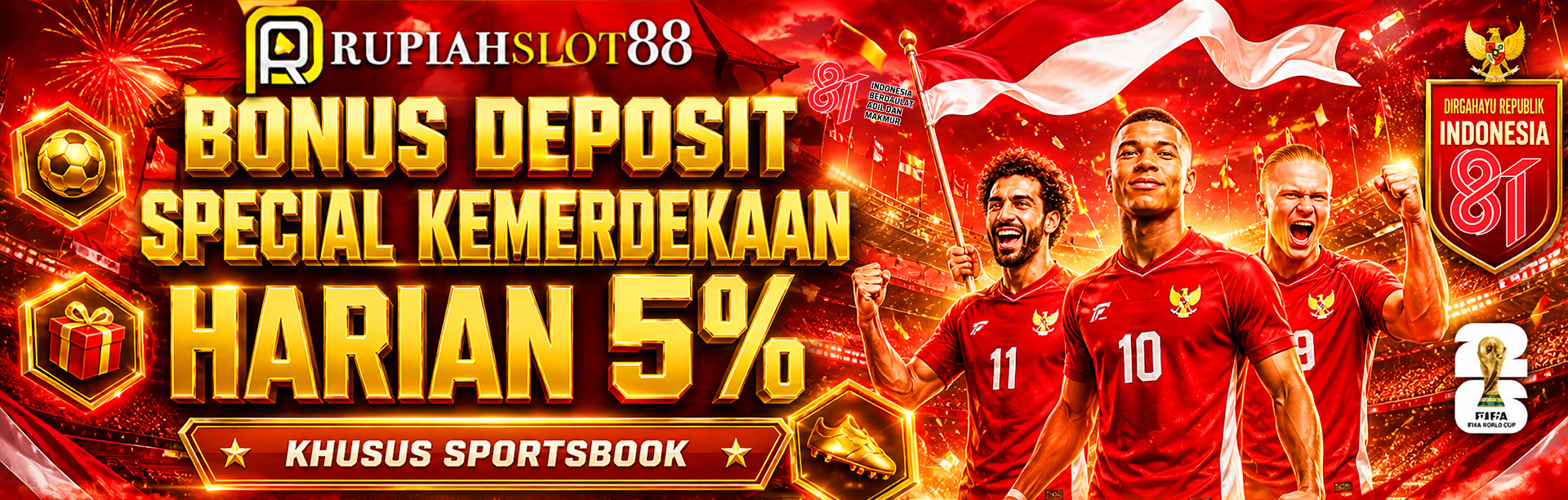 BONUS DEPOSIT HARIAN SPORTSBOOK RESMI PARTNER SABA & SBOBET